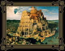 Bábel tornya: Peter Bruegel festmények