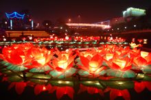 Lotus lámpa